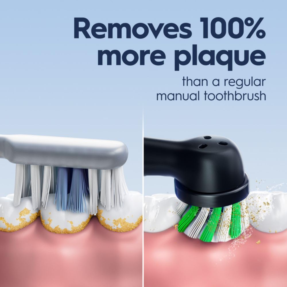 Oral-B Genius X Limited Rechargeable Electric Toothbrush with 1 Replacement Brush Head, Travel Case, Midnight Black Retail $199.99