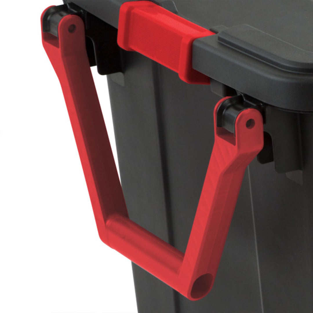 Sterilite Tote IND Wheeled Black 40GA 14699002 Retail $67.45