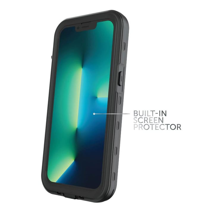 Body Glove Tidal Waterproof Phone Case for iPhone 13 Pro Max - Black/Clear Retail $49.99