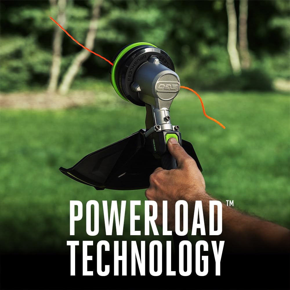 EGO Power+ String Trimmer, Battery Powered, 16" Trimmer for Weeds and Grass with POWERLOAD, Telescopic Carbon Fiber Shaft, Includes 56V 2.5Ah Battery and Charger - ST1611T Retail $279.99