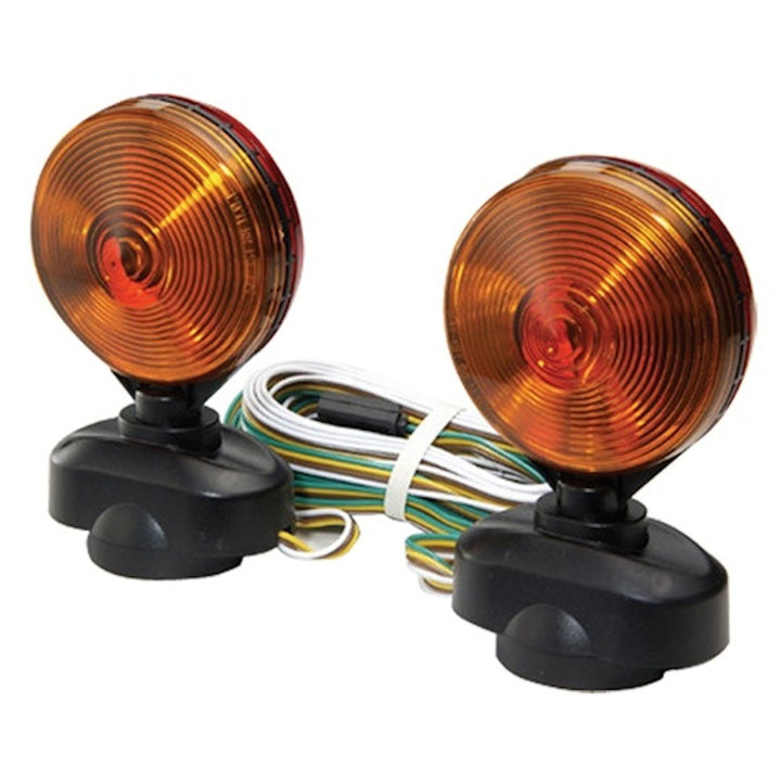 Blazer International C6300 2-Sided Magnetic Trailer Towing Light Kit, Red and Amber Retail $69.29