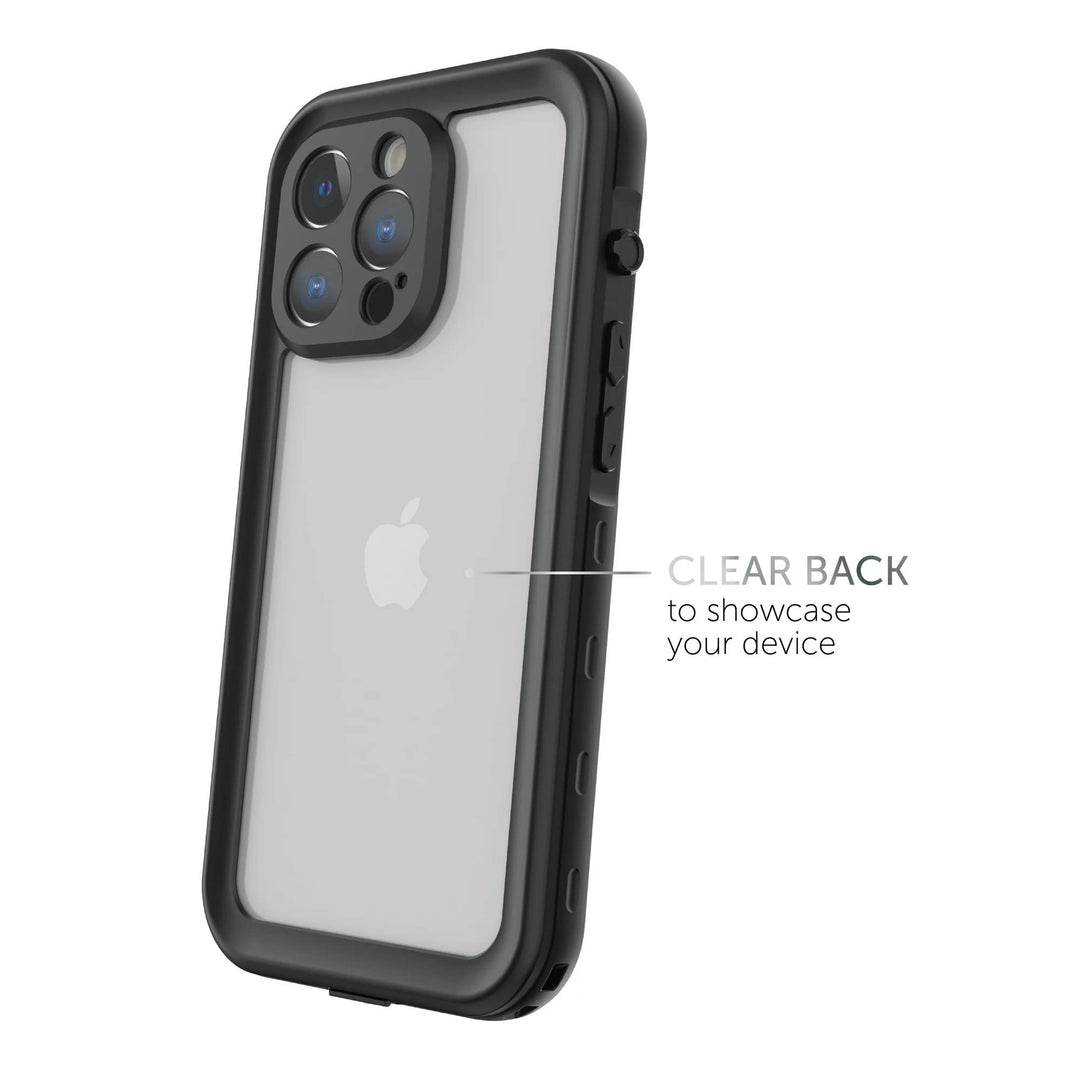 Body Glove Tidal Waterproof Phone Case for iPhone 13 Pro Max - Black/Clear Retail $49.99