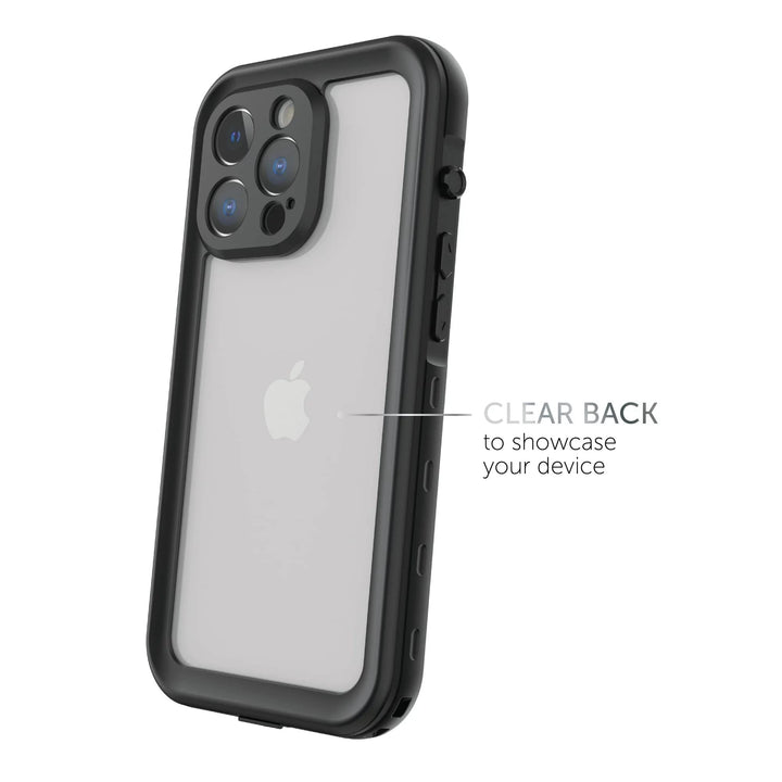 Body Glove Tidal Waterproof Phone Case for iPhone 13 Pro Max - Black/Clear Retail $49.99