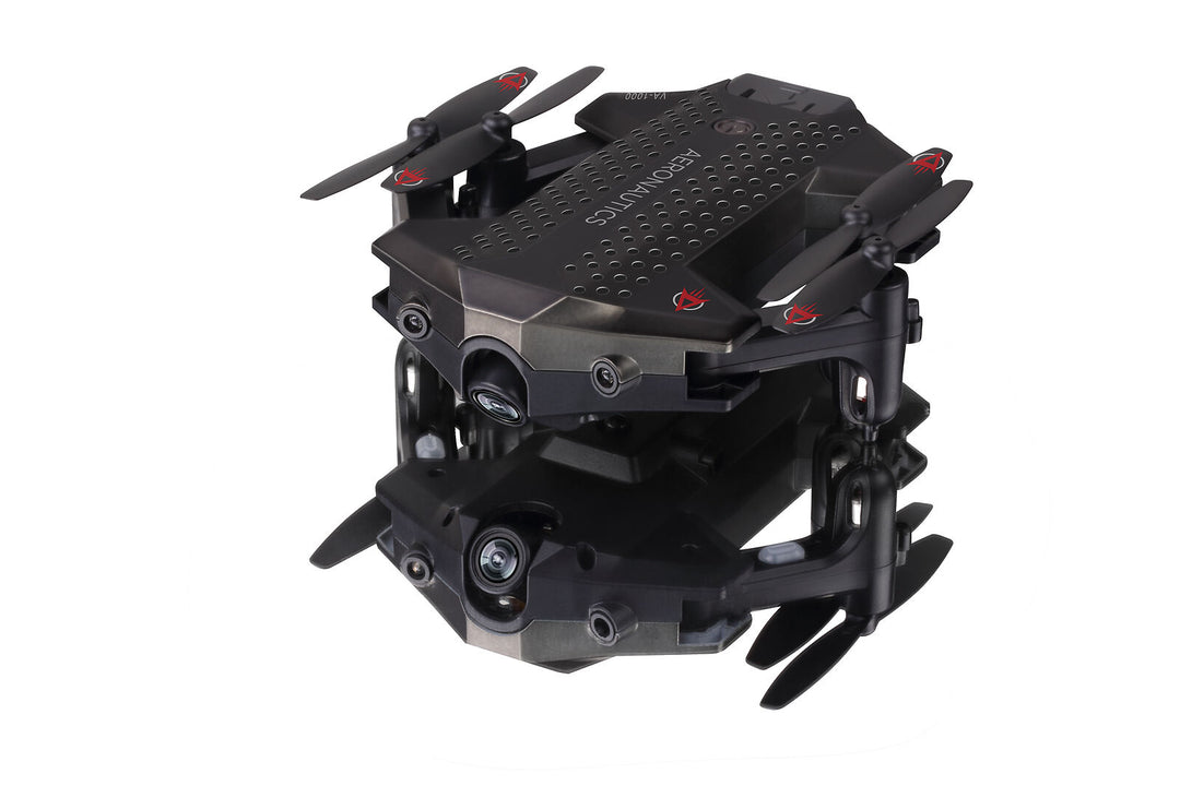 Voyage Aeronautics VA-1000 HD Streaming Drone with Wide-Angle Lens- Black Color - Size- 7 Inches Retail $49.97