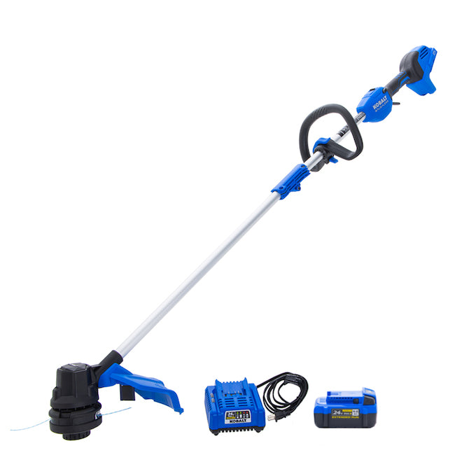 Kobalt | 24V Max Cordless Brushless Electric Motor String Trimmer with 4 Ah Lithium-Ion Battery Included | Rona