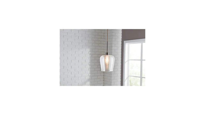 Portfolio Bronze Single Transitional Pendant Light