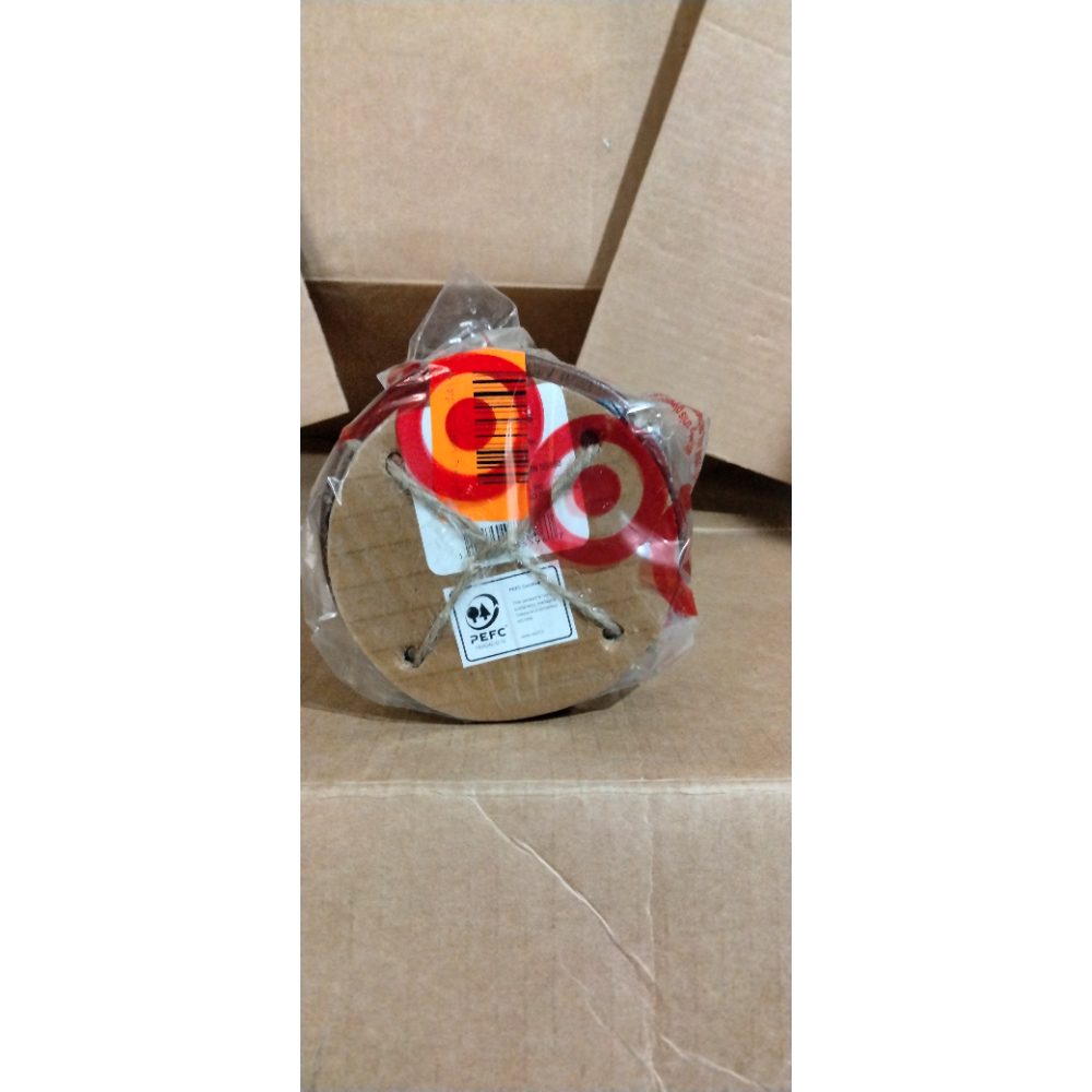 4pk Mango Wood Coasters - Threshold™ Retail $10.00