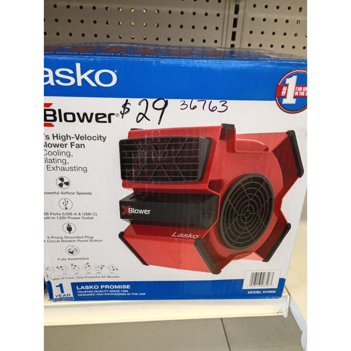 Lasko XBlower Multi-Position Utility Blower Fan