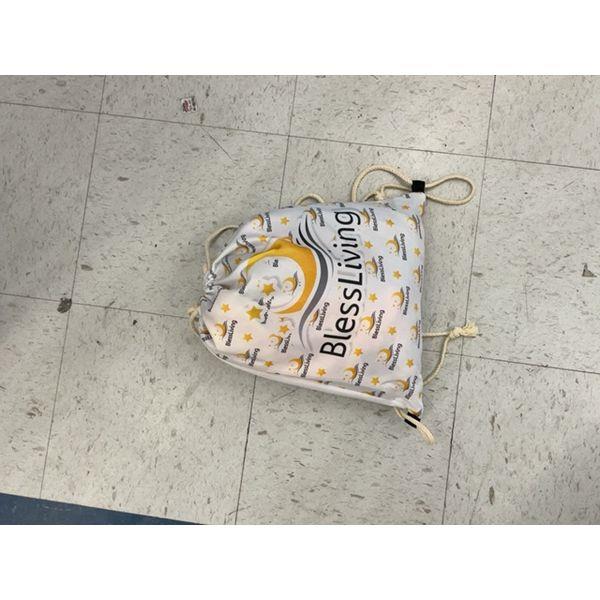 BlessLiving Drawstring Backpack - Lightweight, Travel-Friendly Retail $15.00