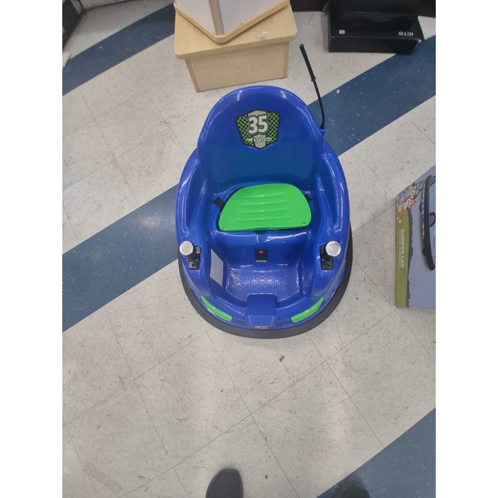 Bumper Car - Ride-On Toy, Electric, 360 Spin, Blue
