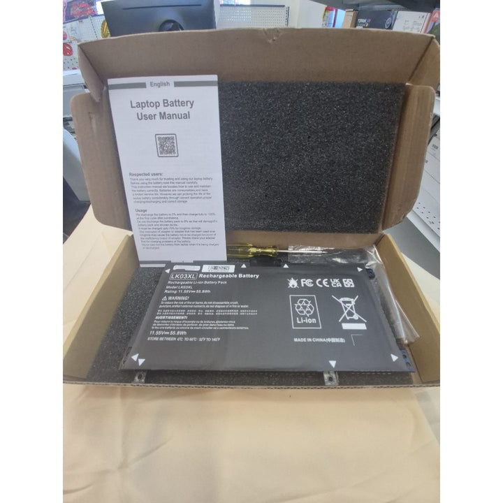 Laptop Battery, LK03XL, Rechargeable
