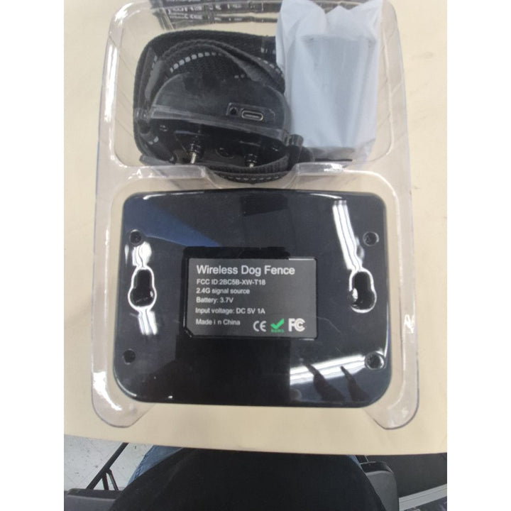 Wireless Dog Fence - 2.4G Signal, Adjustable Range, Rechargeable