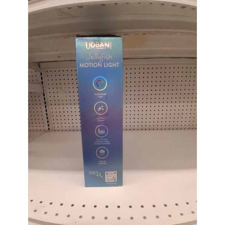 Urban Shop 13" Blue and Green Ombre Jellyfish Motion Lamp, Pre-Filled and USB Powered, Incandescent Bulb