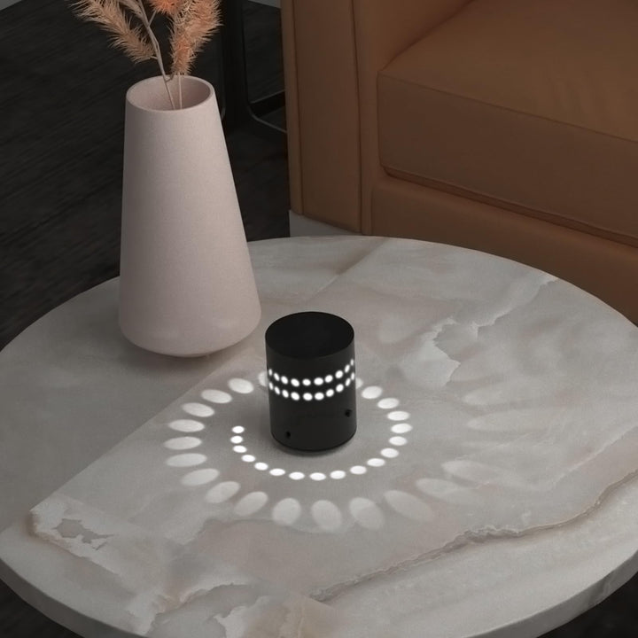 VITANO Spiral Wall Light, 2-IN-1 LED Wall Lights, Battery Operated/USB Charging,Decorative Soft White Lighting for Living Room, Bedroom,Restaurant Hotel...