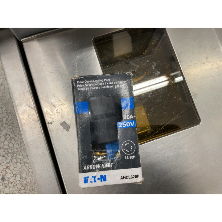 Eaton Arrow Hart AHCL620P Color Coded Locking Plug - 20A 250V, L6-20P