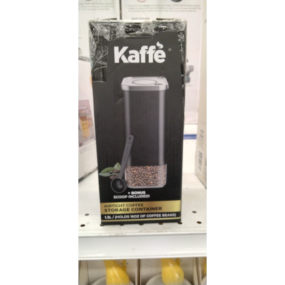 Kaffe 16 Oz Storage Container Coffee Canister with Airtight Lid BPA Free Stainless Steel