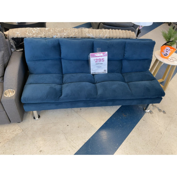 Furniture of America Futon Sofa Bed - Convertible, Space-Saving, brown (Copy)