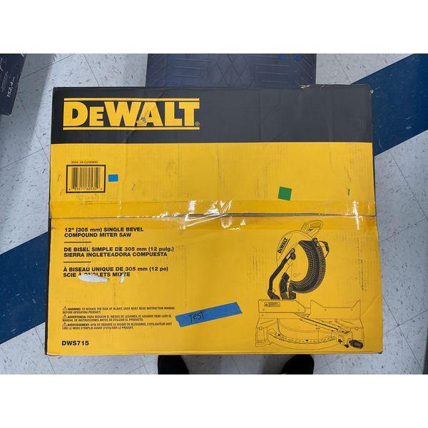 DeWalt DWS715 - 12-Inch Single Bevel Compound Miter Saw