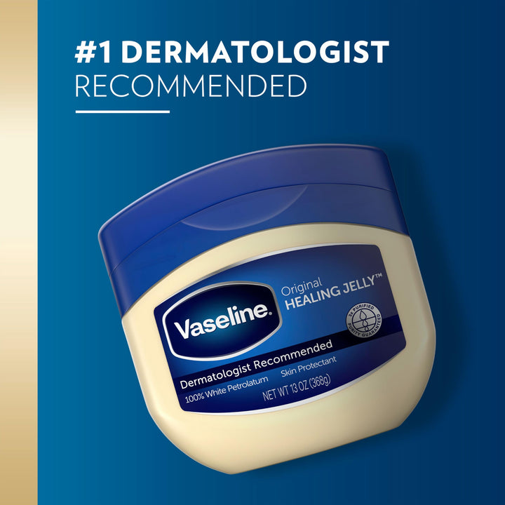 Vaseline Healing Jelly Original White Petroleum Jelly Protectant For Dry Cracked Skin and Eczema Relief Pure Petroleum Jelly 13 oz Retail $8.00