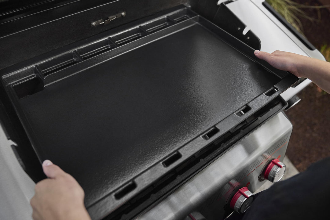 Weber Rust-Resistant Outdoor Griddle Insert for Searwood and Large Spirit Series Grills, Full-Size