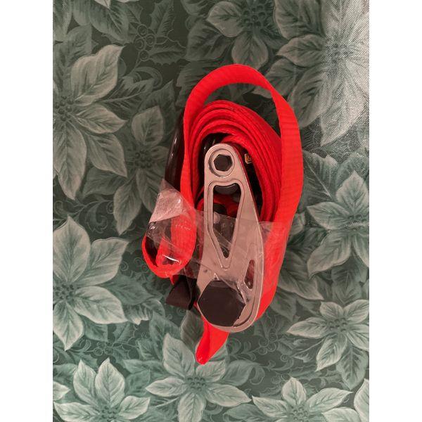 Red Tie Down Straps with Ratchet - Heavy Duty, Cargo Straps, Car Tie Downs Retail $15.00
