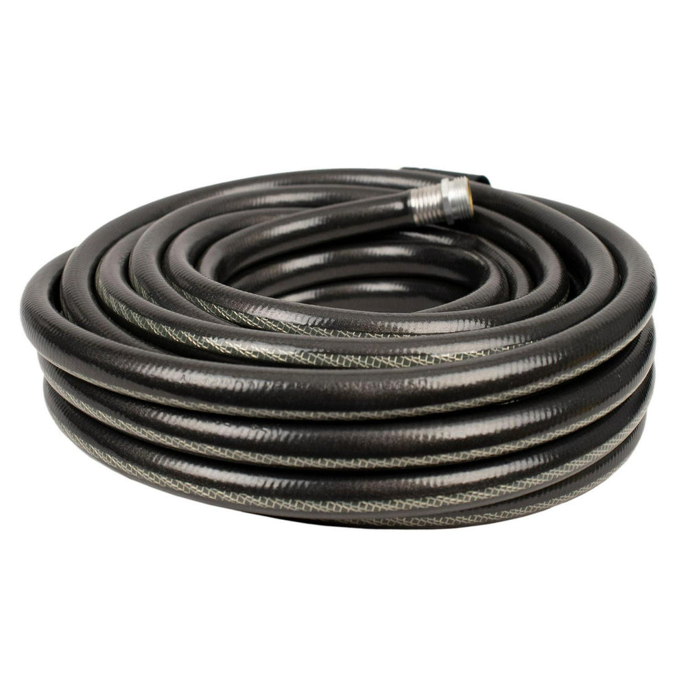 Teknor Apex 5/8-in X 50-ft Heavy-Duty Kink Free Vinyl Gray Coiled Hose, Garden & Retail $29.99