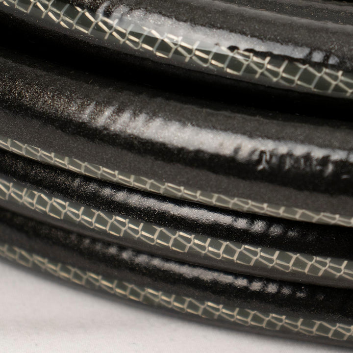 Teknor Apex 5/8-in X 50-ft Heavy-Duty Kink Free Vinyl Gray Coiled Hose, Garden & Retail $29.99