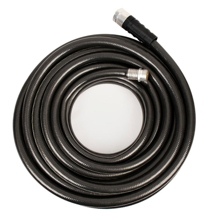 Teknor Apex 5/8-in X 50-ft Heavy-Duty Kink Free Vinyl Gray Coiled Hose, Garden & Retail $29.99