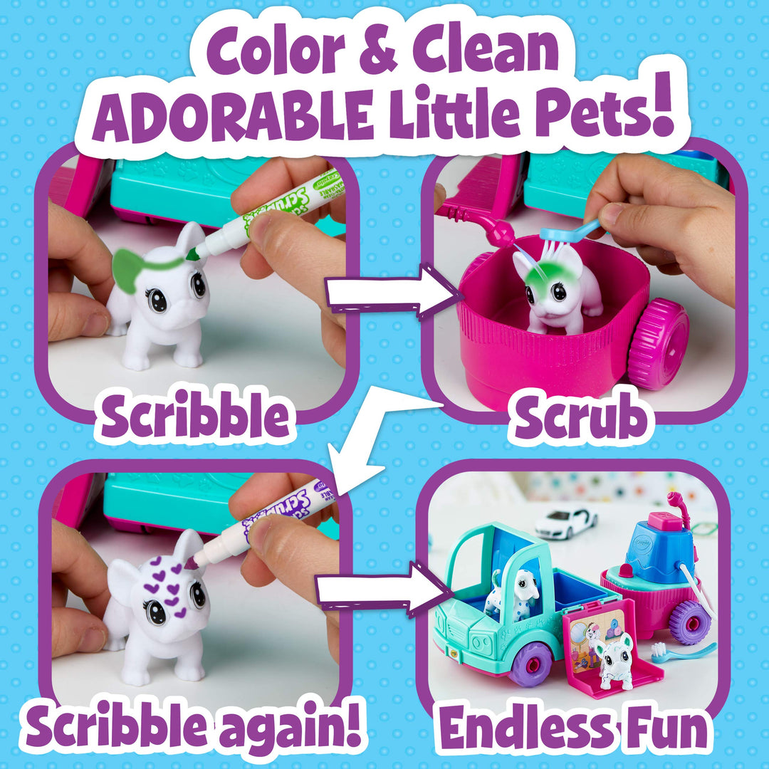 Scribble Scrubbie Pets! Beauty Salon Playset Retail $23.00