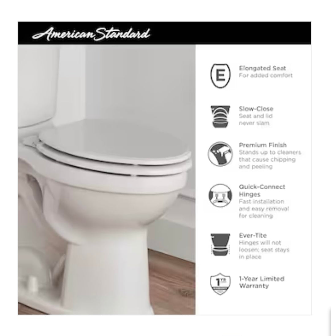 Moments Slow-Close & Easy Lift-Off Elongated Wood Toilet Seat