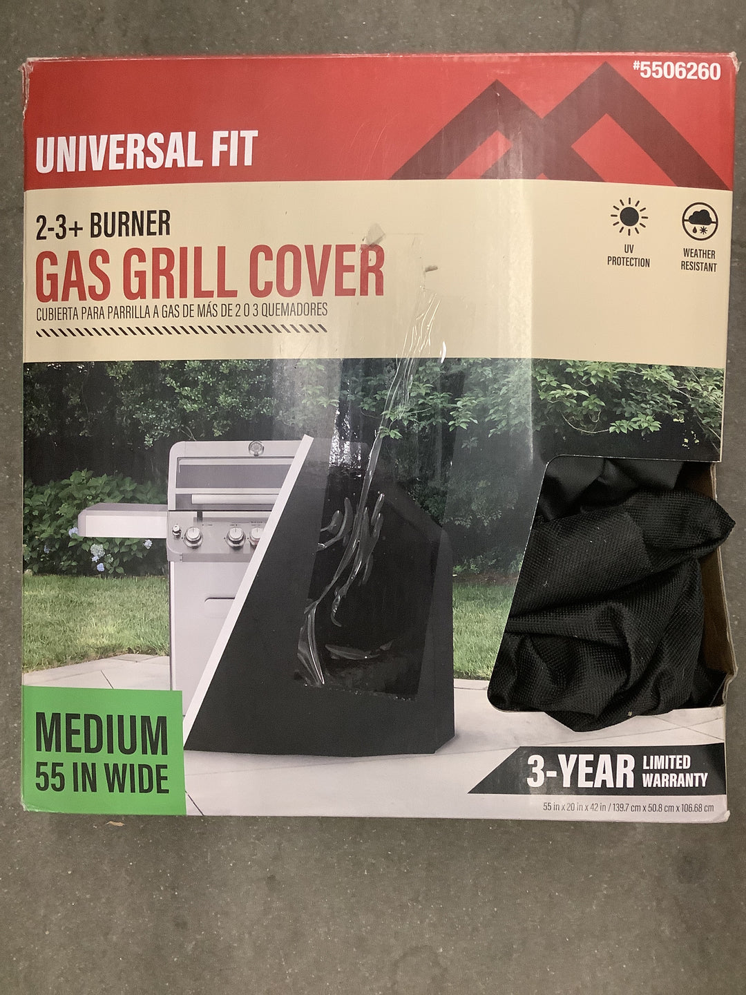 UNIV M 55IN GRILL COVER