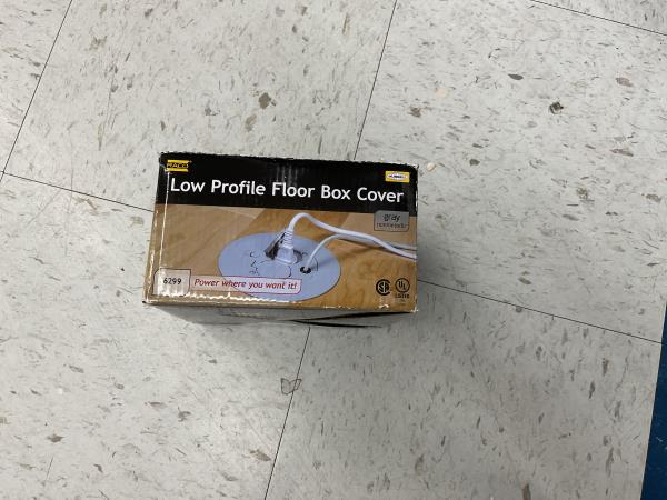 Hubbell Low Profile Floor Box Cover - #5511, Concrete Floor Box Retail $35.00