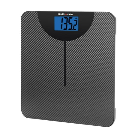 Health O Meter LCD Carbon Fiber Digital Body Weight Scale  400lb Capacity