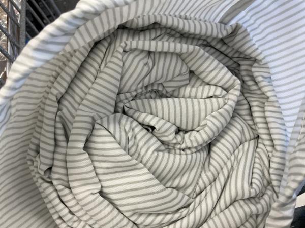 Striped bed sheets