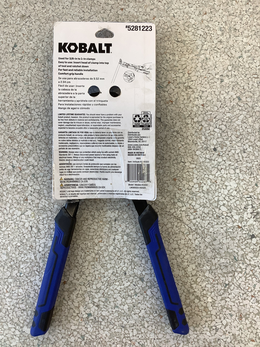 Kobalt crimping tool