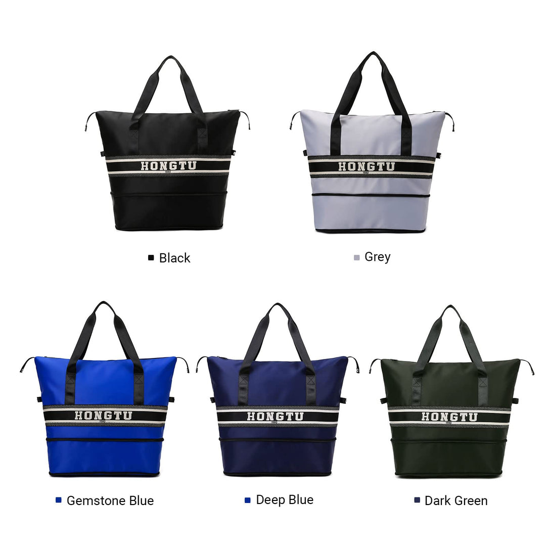 TOOSEA Expandable Large Capacity Travel Duffel Bag for Women Men with Luggage Sleeve, Lightweight Waterproof Weekender Overnight Carry On Bag for Airplanes Under Seat, Gym Tote Duffle Bag Retail $25.00