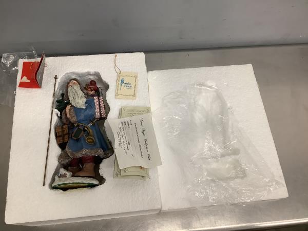 Duncan Royale Winter Santa Collectors Club Exclusive 2nd Redemption Piece Figurine Retail $75.00