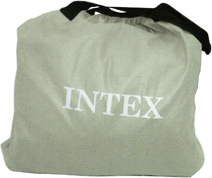 Intex 20  Twin Dura-Beam Deluxe Raised Air Bed Mattress with Built-in Pump Retail $49.88