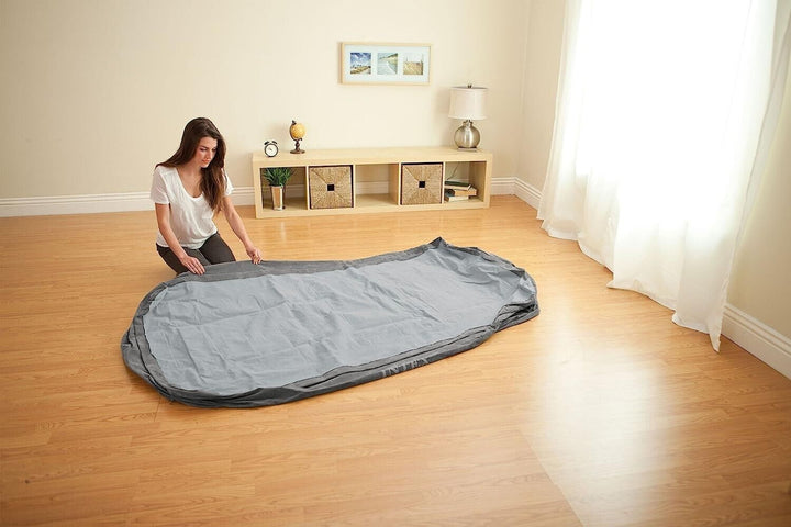 Intex 20  Twin Dura-Beam Deluxe Raised Air Bed Mattress with Built-in Pump Retail $49.88