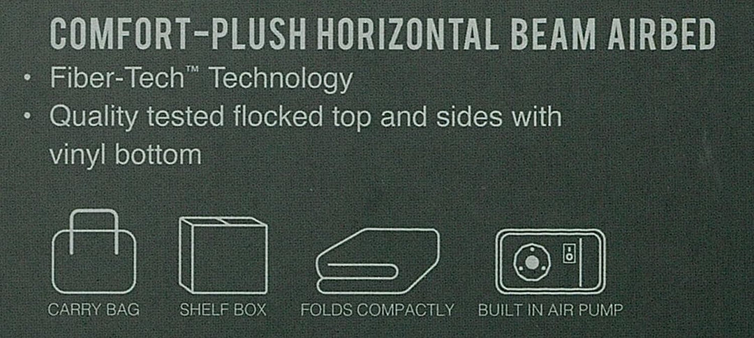 Intex 20  Twin Dura-Beam Deluxe Raised Air Bed Mattress with Built-in Pump Retail $49.88