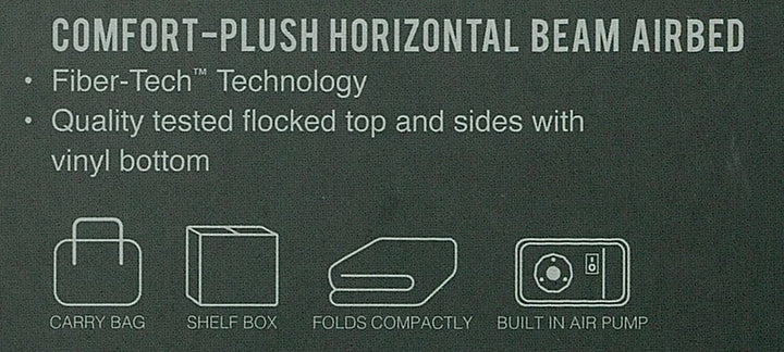 Intex 20  Twin Dura-Beam Deluxe Raised Air Bed Mattress with Built-in Pump Retail $49.88