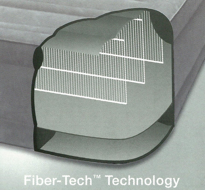 Intex 20  Twin Dura-Beam Deluxe Raised Air Bed Mattress with Built-in Pump Retail $49.88