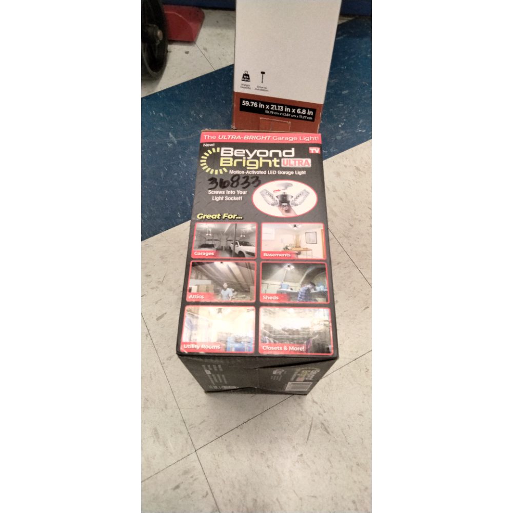 Ontel Beyond Bright Ultra LED Ultra-Bright Motion Activated Garage Light