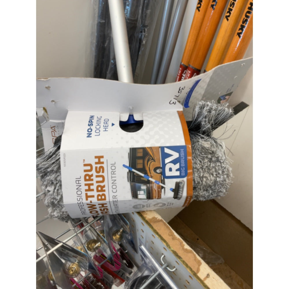 AutoSpa RV Flow-Thru Big Brush Extension 67  Length Navy Blue  Aluminum Pole