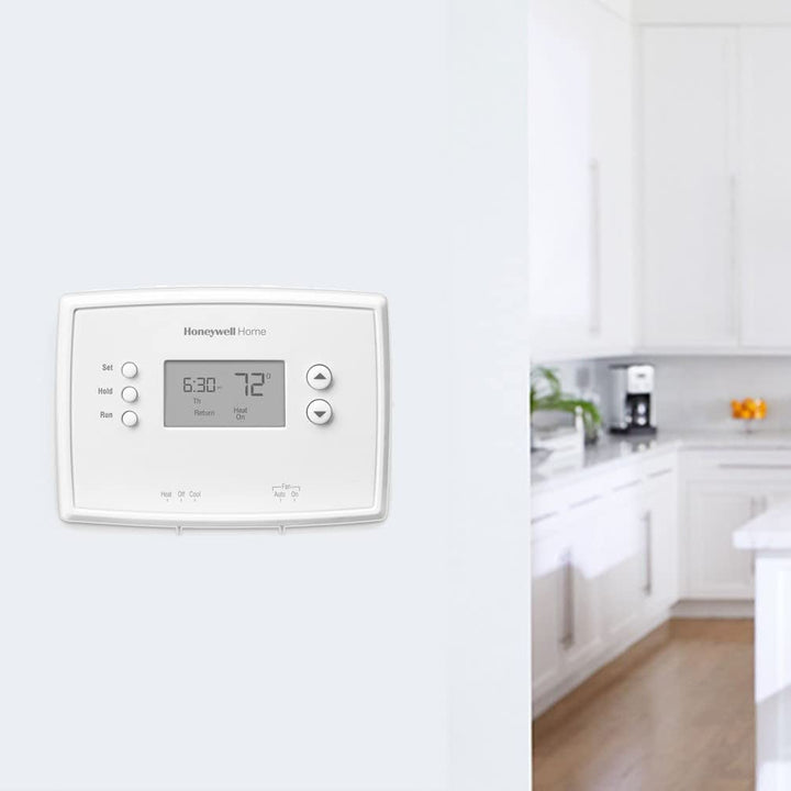 Honeywell Home RTH221B1039 RTH221B Programmable Thermostat, White