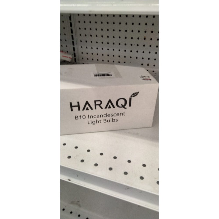 haraqi 24 Pack 40W 120V Candelabra Base B10 CTC Decorative Clear Dimmable Light Bulbs,Transparent Candle Light Bulbs for Chandeliers, Ceiling Fan Lights, Pendants, Fireplace, Appliance Light