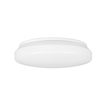 Mainstays 11in 1100lm White Slim Integrated LED Flush Mount Lights 3 Selectable CCT