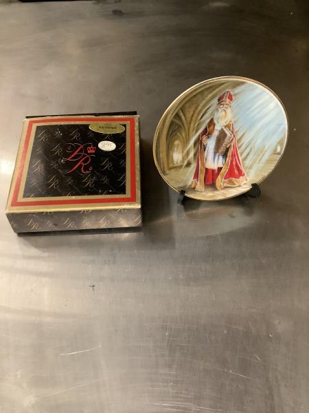 Duncan Royale "History of Santa Claus" St. Nicholas Limited Edition Plate Retail $24.99