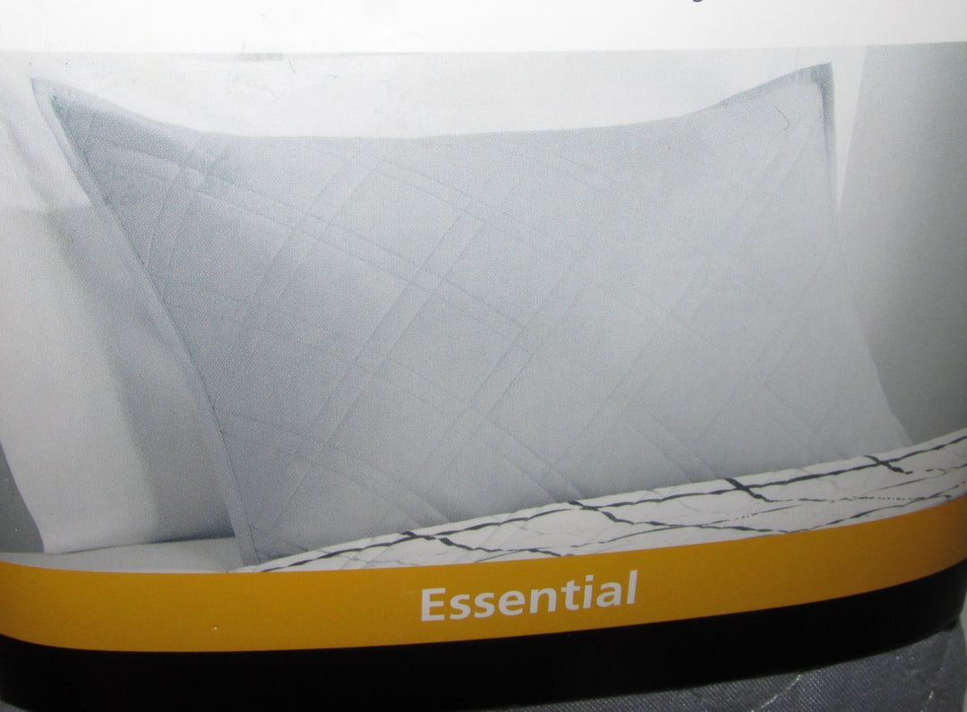 Decorative 'Gray Emmett' King Size Pillow Sham (20x36") BRAND NEW UNOPENED