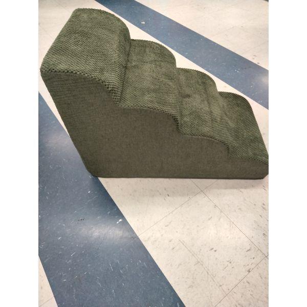 HEY CIGA Pet Stairs - Plush Corduroy, Comfortable Ramp for Small Dogs & Cats, Green Retail $40.00